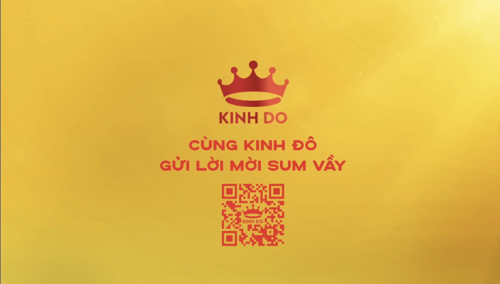 TVC “Cùng Kinh Đô - Tết Vui Chuyện Sum Vầy”. Ảnh chụp màn hình.
