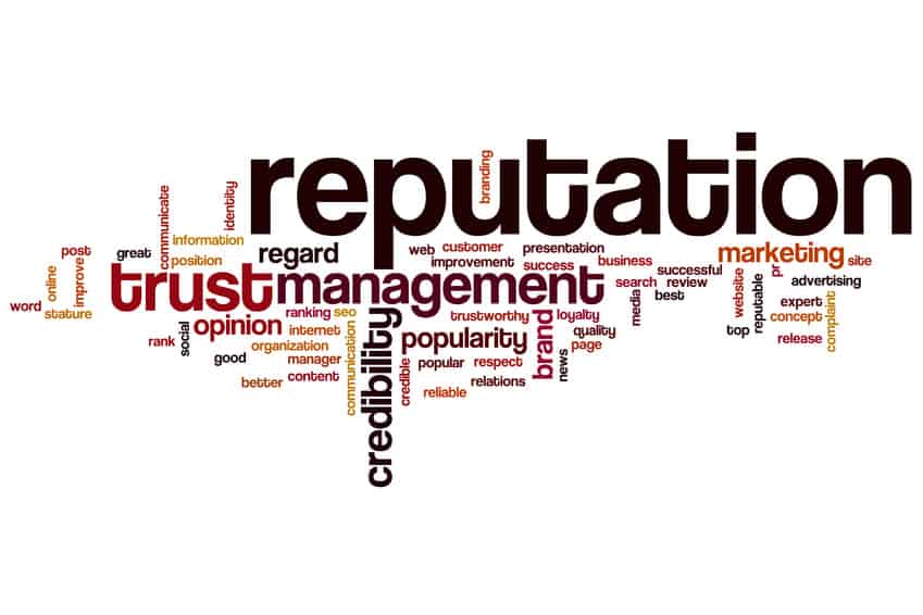 Danh tiếng tốt được xây dựng từ một phần lớn của sự trung thực 