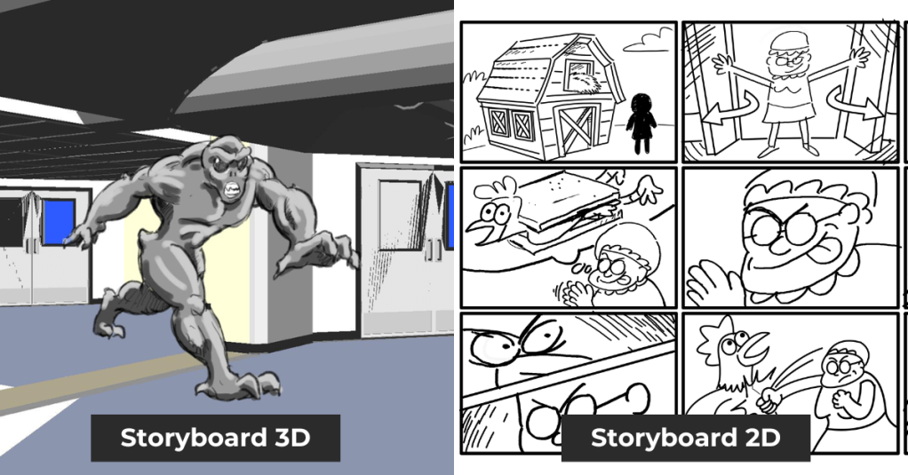 Việc lựa chọn loại storyboard nào phụ thuộc vào độ phức tạp của cảnh quay (Ảnh minh họa)