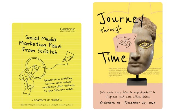 Vẻ đẹp tự nhiên, thủ công, với chữ viết tự do, kết cấu thô ráp và chi tiết handmade, tạo nên một làn sóng mới đối lập với sự thống trị của hình ảnh AI. Ảnh: Adobe