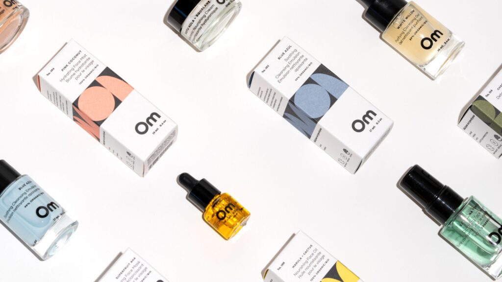 Bao bì của hãng Om Organics.