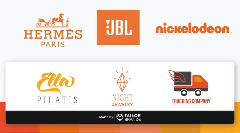 Những thương hiệu mang sắc cam năng động (Nguồn: Tailorbrands)