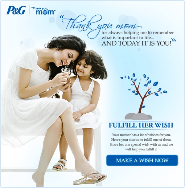 Chiến dịch của P&G đã lan tỏa thành công thông điệp về tình thương thầm lặng nhưng to lớn của những người mẹ. Nguồn: Internet.