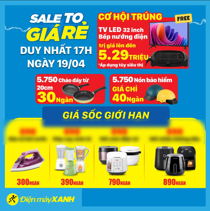 Với khả năng thu hút thị giác mạnh mẽ, màu vàng giúp các chương trình sale dễ dàng được ghi nhớ và lan tỏa. Ảnh: Internet
