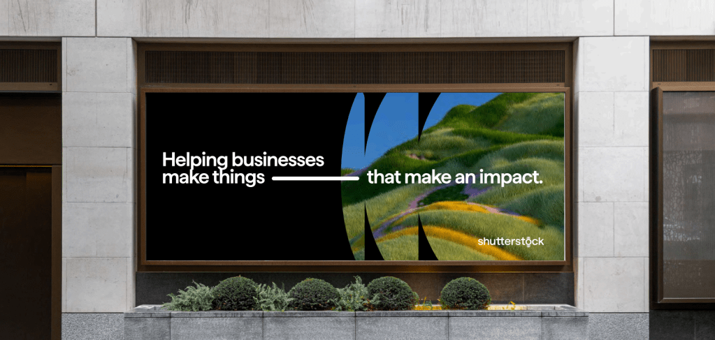 Font chữ Haffer được Shutterstock lựa chọn trong lần tái định vị thương hiệu này. Ảnh: Internet